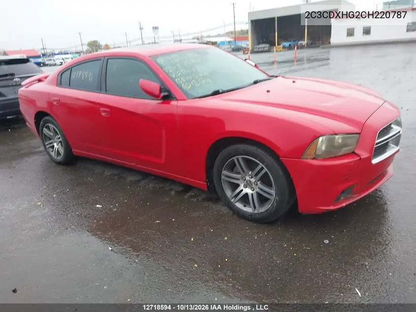 2012 DODGE CHARGER VIN 2C3CDXHG2CH220787 — фото 19