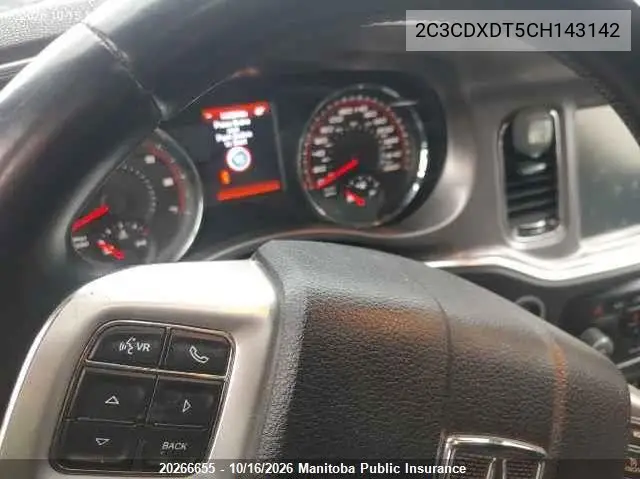 2012 DODGE CHARGER VIN 2C3CDXDT5CH143142 — фото 7