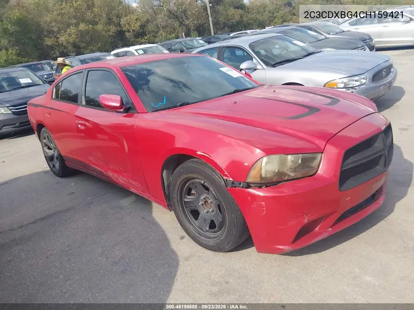 DODGE CHARGER 2012, VIN 2C3CDXBG4CH159421