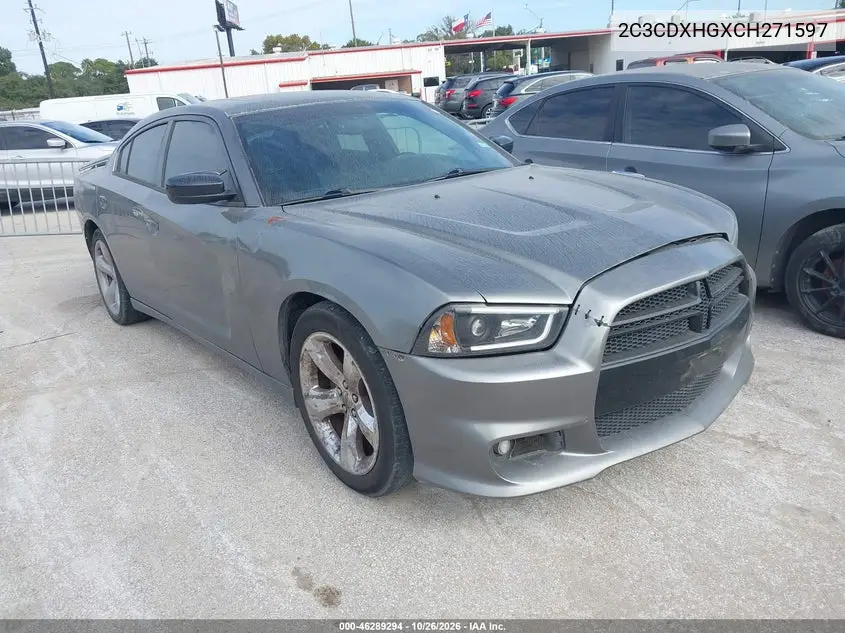DODGE CHARGER 2012, VIN 2C3CDXHGXCH271597