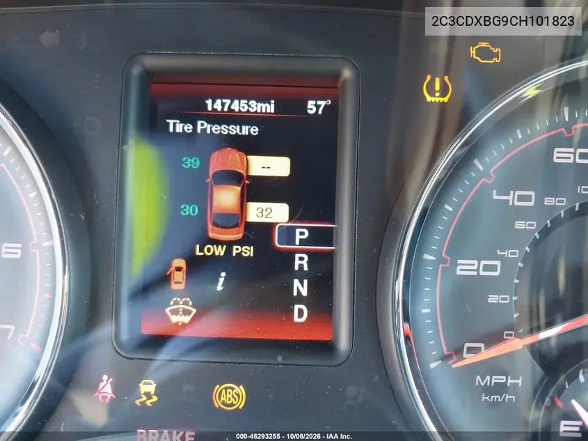 2012 DODGE CHARGER VIN 2C3CDXBG9CH101823 — фото 7