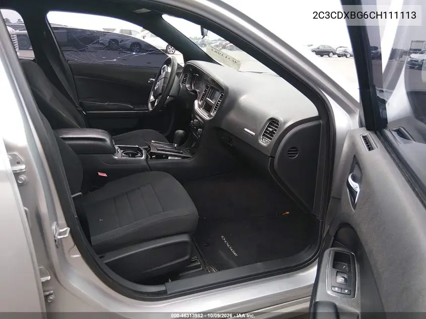 2012 DODGE CHARGER VIN 2C3CDXBG6CH111113 — фото 5