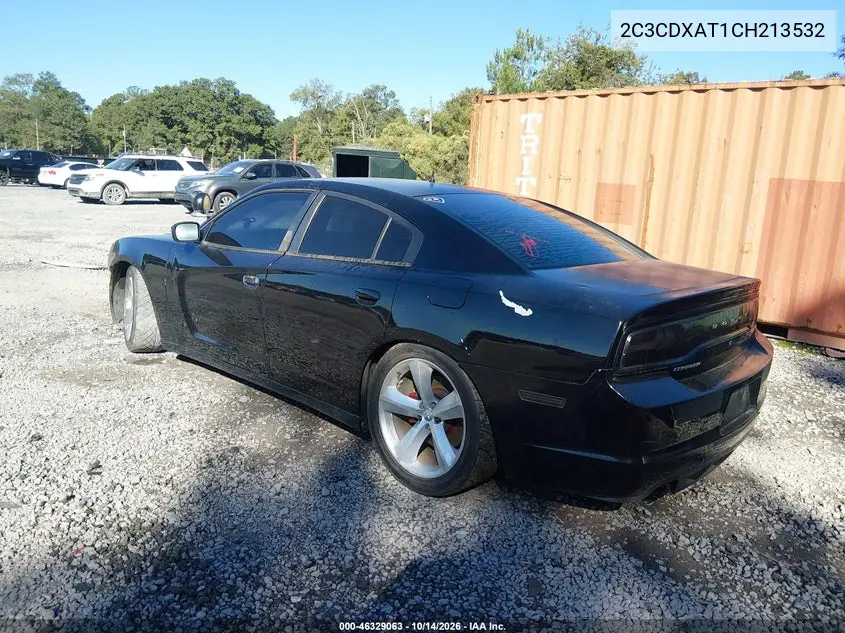 2012 DODGE CHARGER VIN 2C3CDXAT1CH213532 — фото 3