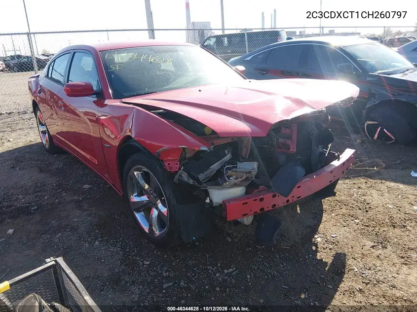 DODGE CHARGER 2012, VIN 2C3CDXCT1CH260797