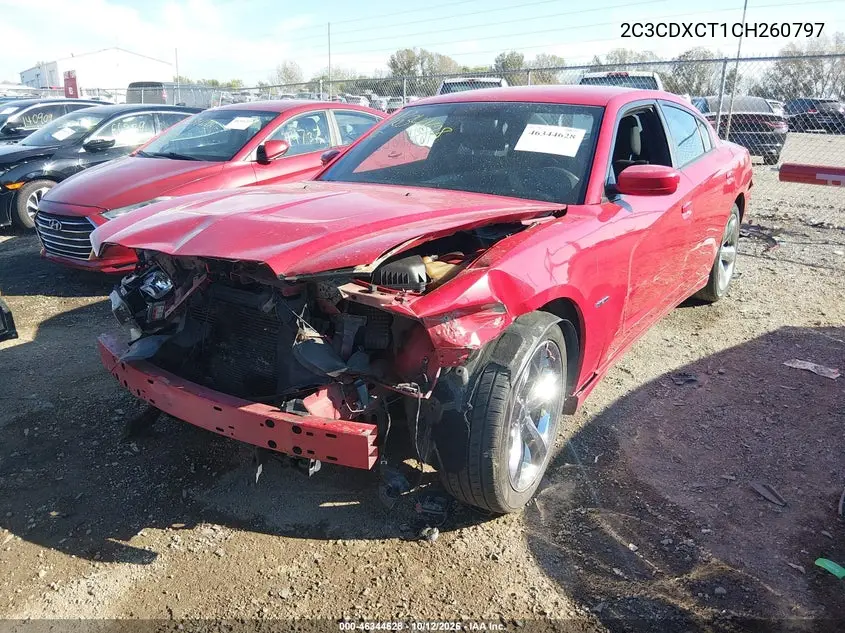 2012 DODGE CHARGER VIN 2C3CDXCT1CH260797 — фото 2