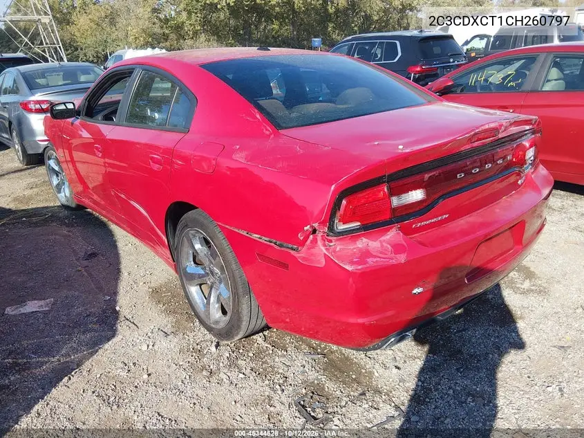 2012 DODGE CHARGER VIN 2C3CDXCT1CH260797 — фото 3