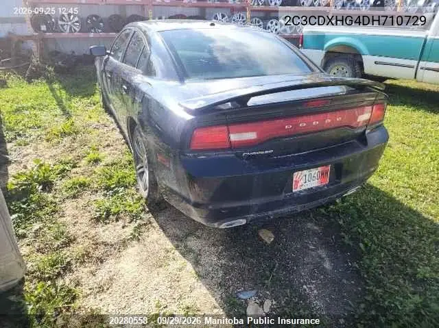 2013 DODGE CHARGER VIN 2C3CDXHG4DH710729 — фото 3