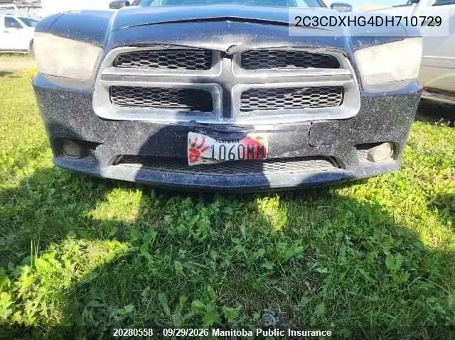 2013 DODGE CHARGER VIN 2C3CDXHG4DH710729 — фото 6