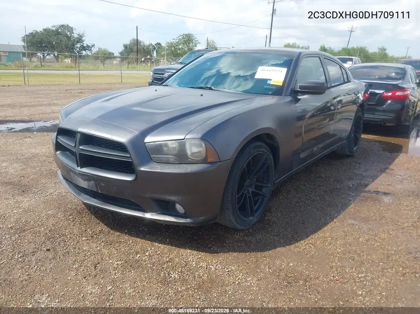 2013 DODGE CHARGER VIN 2C3CDXHG0DH709111 — фото 2