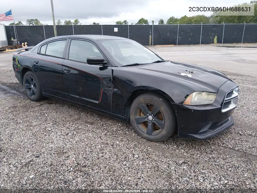 DODGE CHARGER 2013, VIN 2C3CDXBG6DH688631