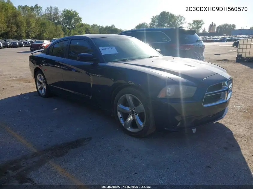 DODGE CHARGER 2013, VIN 2C3CDXHG9DH560570