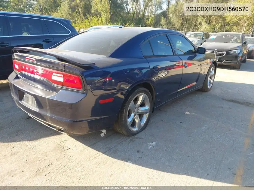 2013 DODGE CHARGER VIN 2C3CDXHG9DH560570 — фото 4