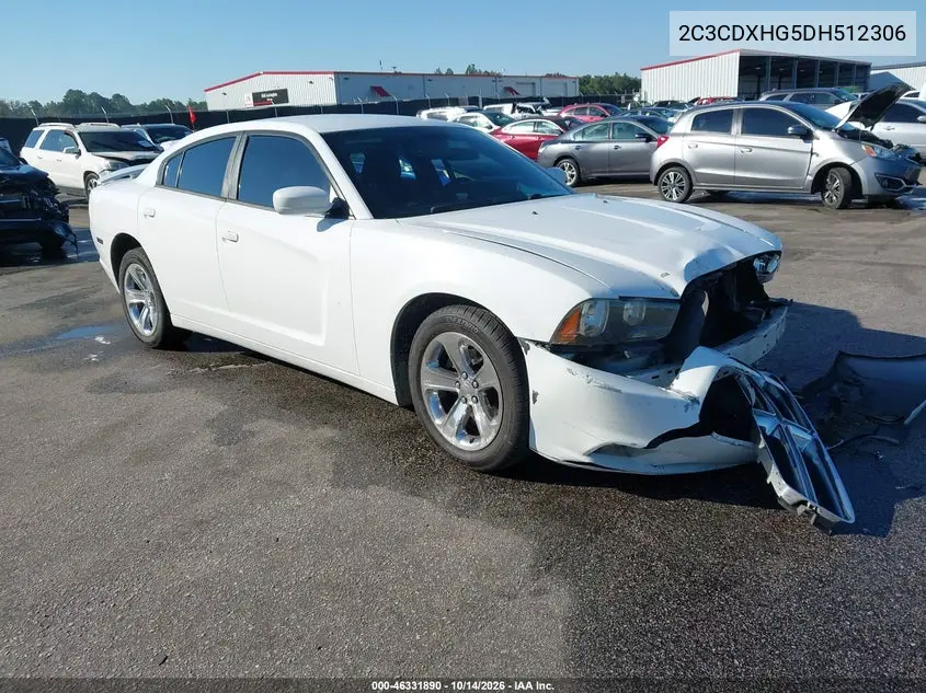 DODGE CHARGER 2013, VIN 2C3CDXHG5DH512306