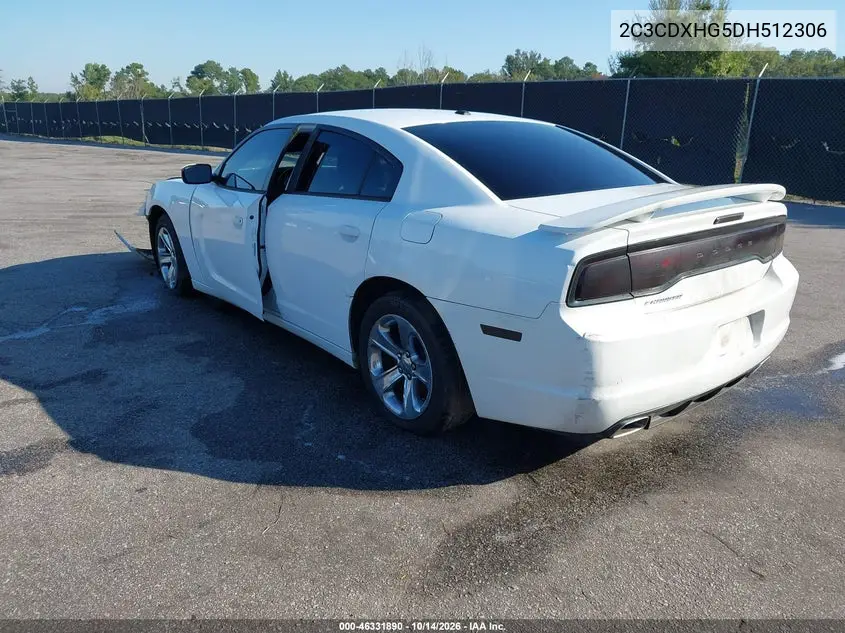 2013 DODGE CHARGER VIN 2C3CDXHG5DH512306 — фото 3