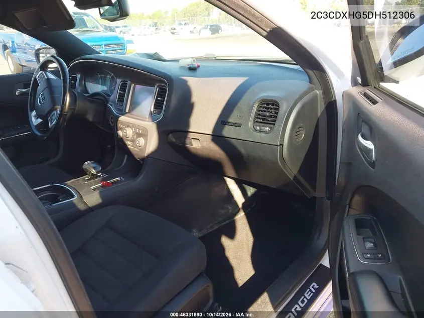 2013 DODGE CHARGER VIN 2C3CDXHG5DH512306 — фото 5