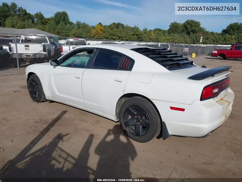 2013 DODGE CHARGER VIN 2C3CDXAT6DH627634 — фото 3