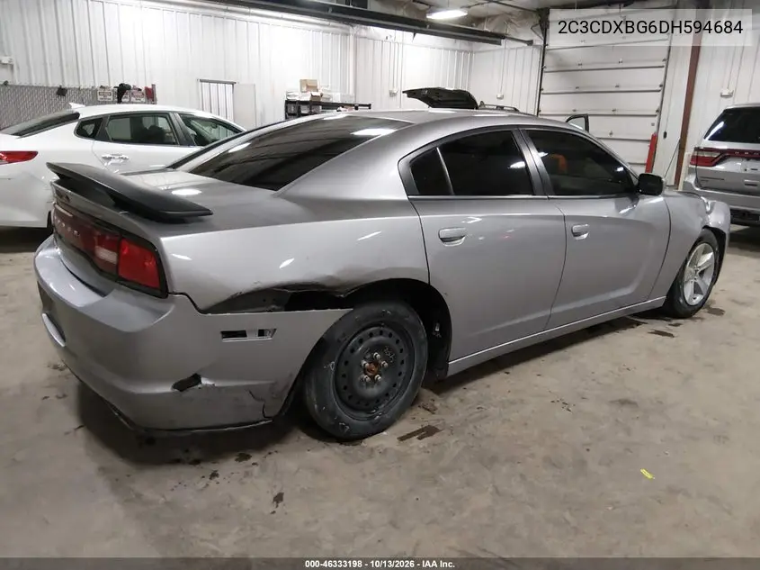 2013 DODGE CHARGER VIN 2C3CDXBG6DH594684 — фото 4