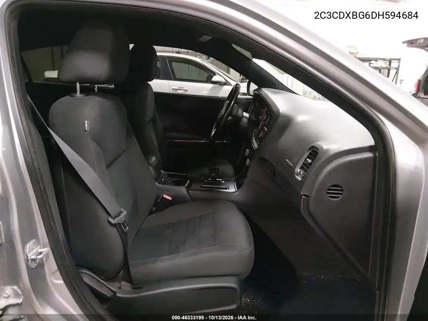 2013 DODGE CHARGER VIN 2C3CDXBG6DH594684 — фото 5
