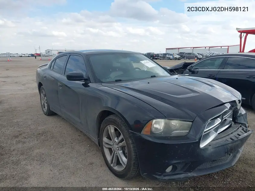 DODGE CHARGER 2013, VIN 2C3CDXJG2DH598121