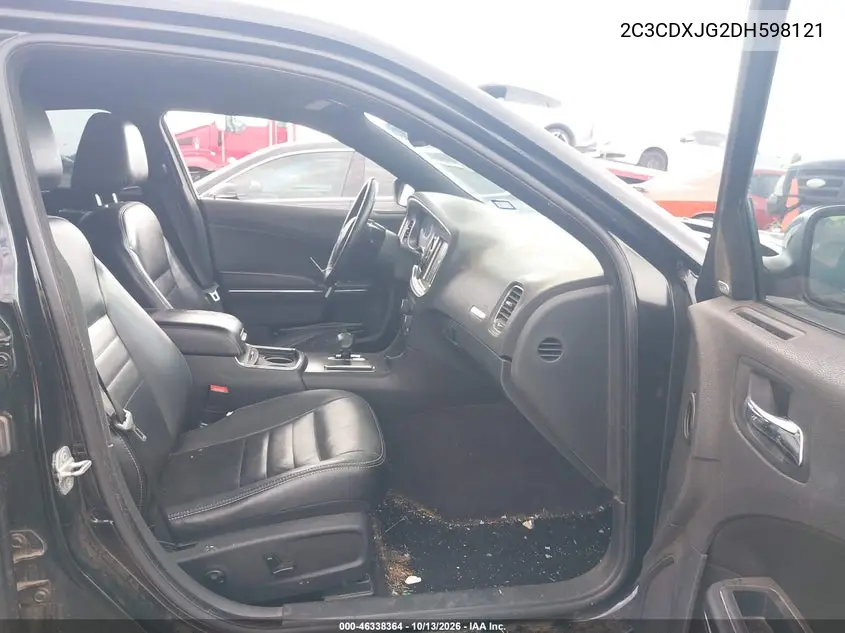 2013 DODGE CHARGER VIN 2C3CDXJG2DH598121 — фото 5