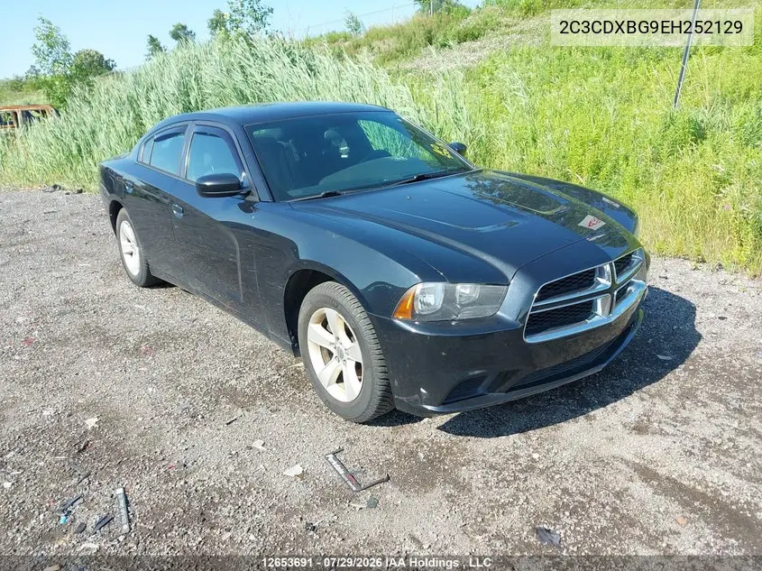 DODGE CHARGER 2014, VIN 2C3CDXBG9EH252129