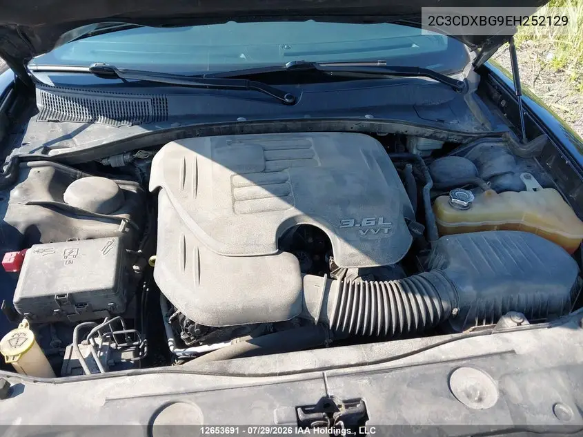 2014 DODGE CHARGER VIN 2C3CDXBG9EH252129 — фото 10