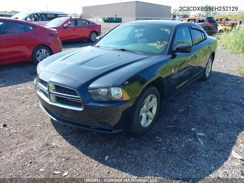2014 DODGE CHARGER VIN 2C3CDXBG9EH252129 — фото 2