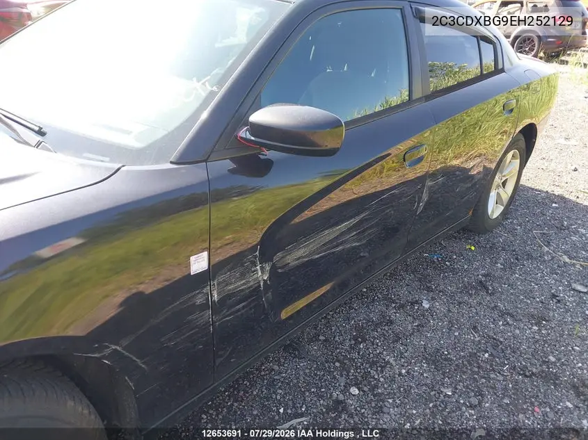 2014 DODGE CHARGER VIN 2C3CDXBG9EH252129 — фото 6