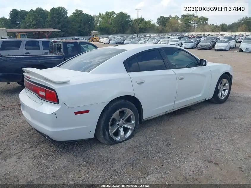 2014 DODGE CHARGER VIN 2C3CDXBG9EH137840 — фото 4