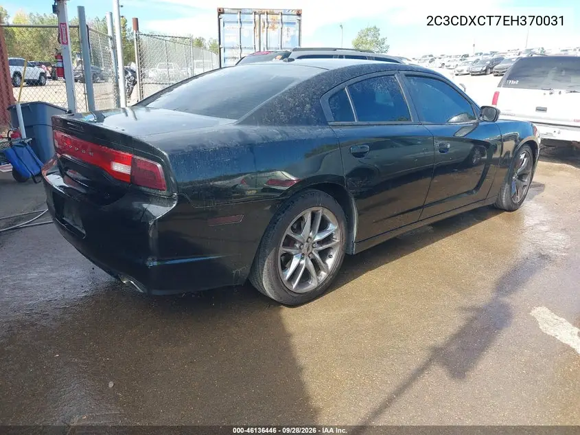 2014 DODGE CHARGER VIN 2C3CDXCT7EH370031 — фото 4