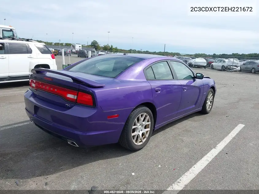 2014 DODGE CHARGER VIN 2C3CDXCT2EH221672 — фото 4