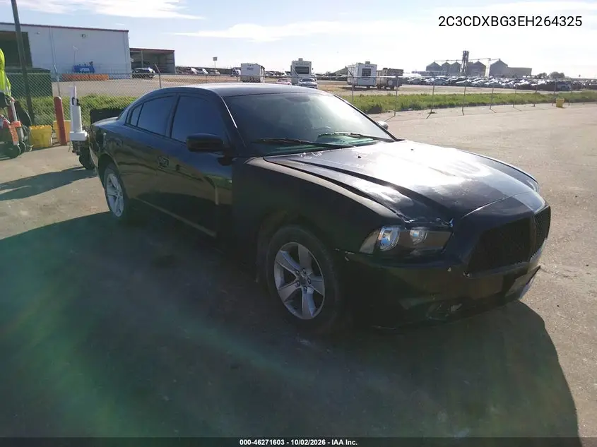 DODGE CHARGER 2014, VIN 2C3CDXBG3EH264325