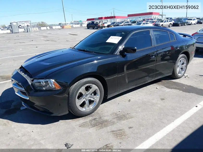 2014 DODGE CHARGER VIN 2C3CDXHGXEH159062 — фото 2