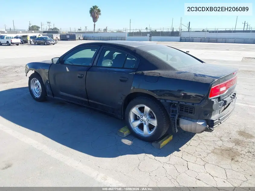 2014 DODGE CHARGER VIN 2C3CDXBG2EH206089 — фото 3