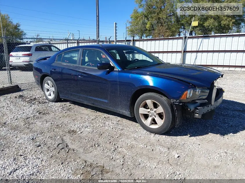 DODGE CHARGER 2014, VIN 2C3CDXBG0EH357609