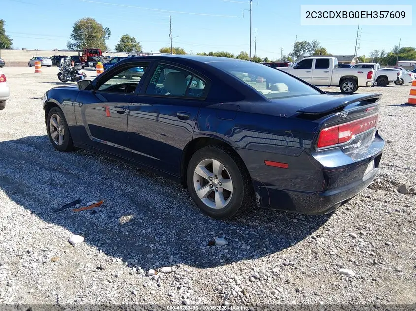 2014 DODGE CHARGER VIN 2C3CDXBG0EH357609 — фото 3