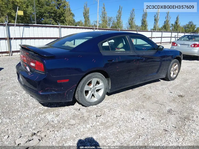 2014 DODGE CHARGER VIN 2C3CDXBG0EH357609 — фото 4