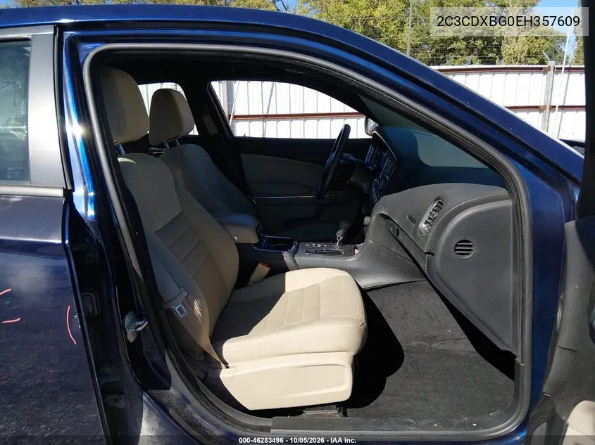 2014 DODGE CHARGER VIN 2C3CDXBG0EH357609 — фото 5