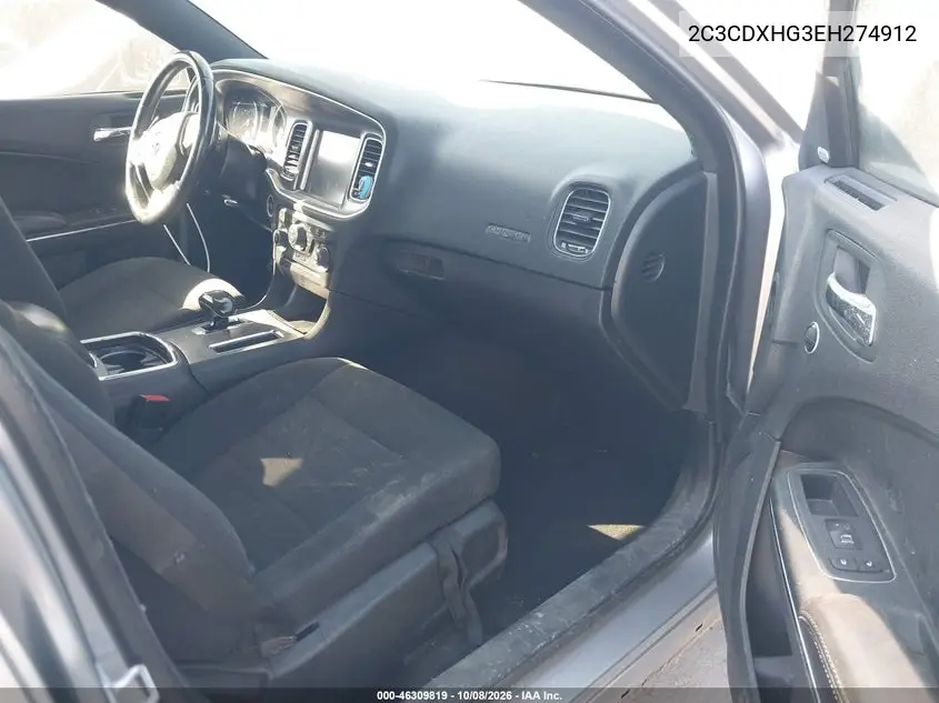 2014 DODGE CHARGER VIN 2C3CDXHG3EH274912 — фото 5