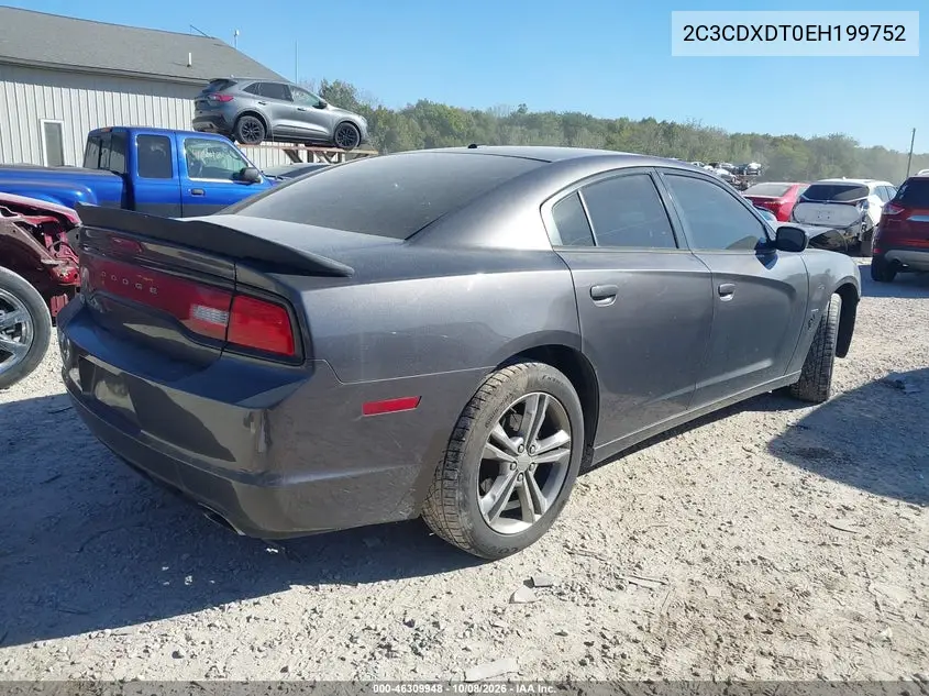 2014 DODGE CHARGER VIN 2C3CDXDT0EH199752 — фото 4