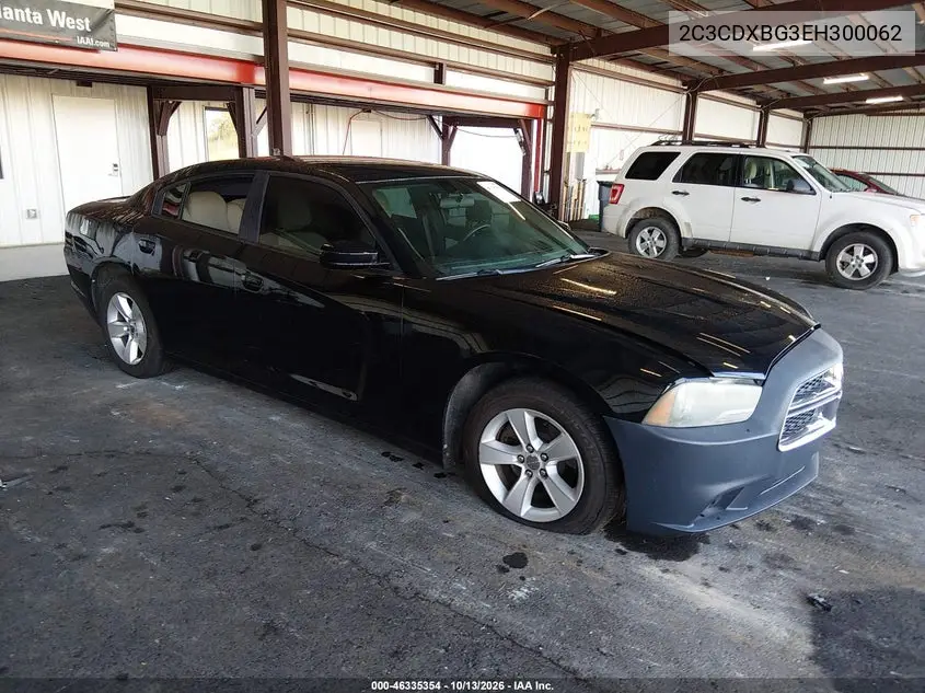 DODGE CHARGER 2014, VIN 2C3CDXBG3EH300062