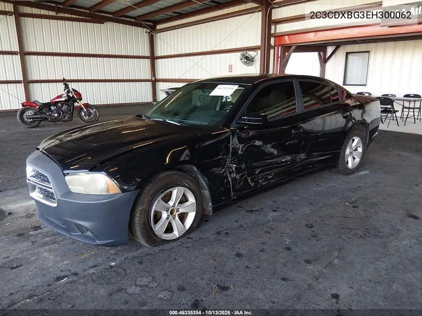 2014 DODGE CHARGER VIN 2C3CDXBG3EH300062 — фото 2
