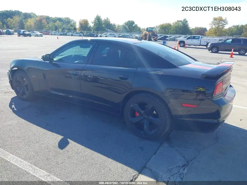 2014 DODGE CHARGER VIN 2C3CDXCT1EH308043 — фото 3
