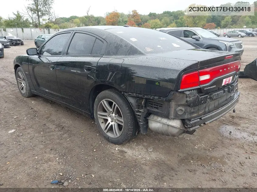 2014 DODGE CHARGER VIN 2C3CDXCT7EH330418 — фото 3