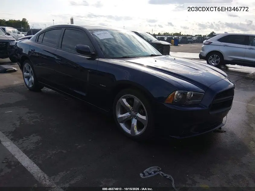 DODGE CHARGER 2014, VIN 2C3CDXCT6EH346772