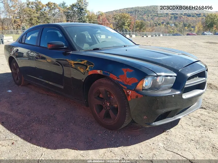DODGE CHARGER 2014, VIN 2C3CDXBG6EH268496