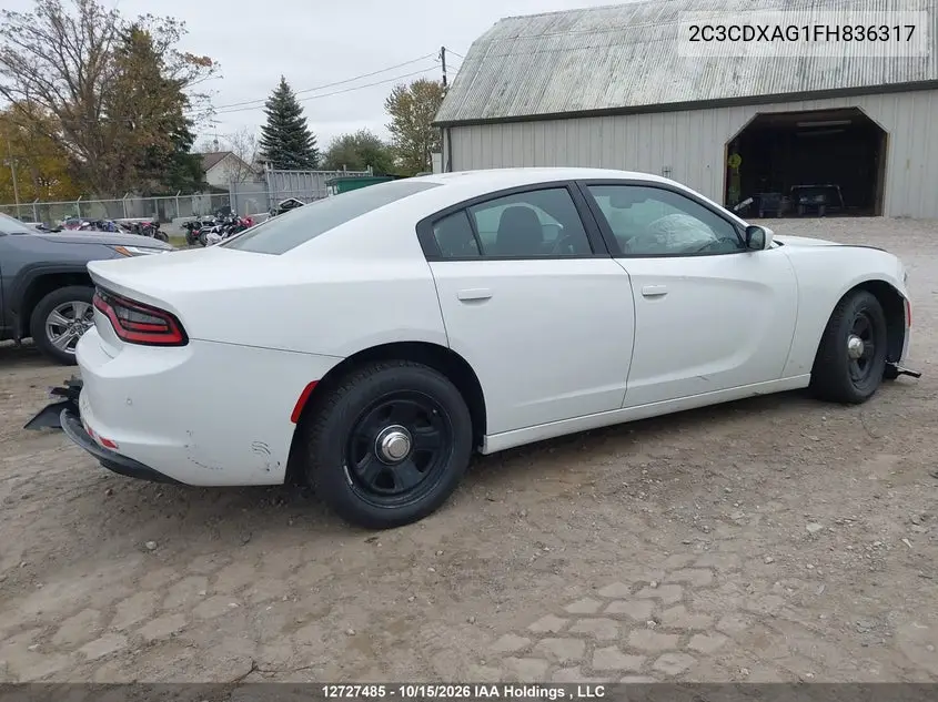 2015 DODGE CHARGER VIN 2C3CDXAG1FH836317 — фото 14