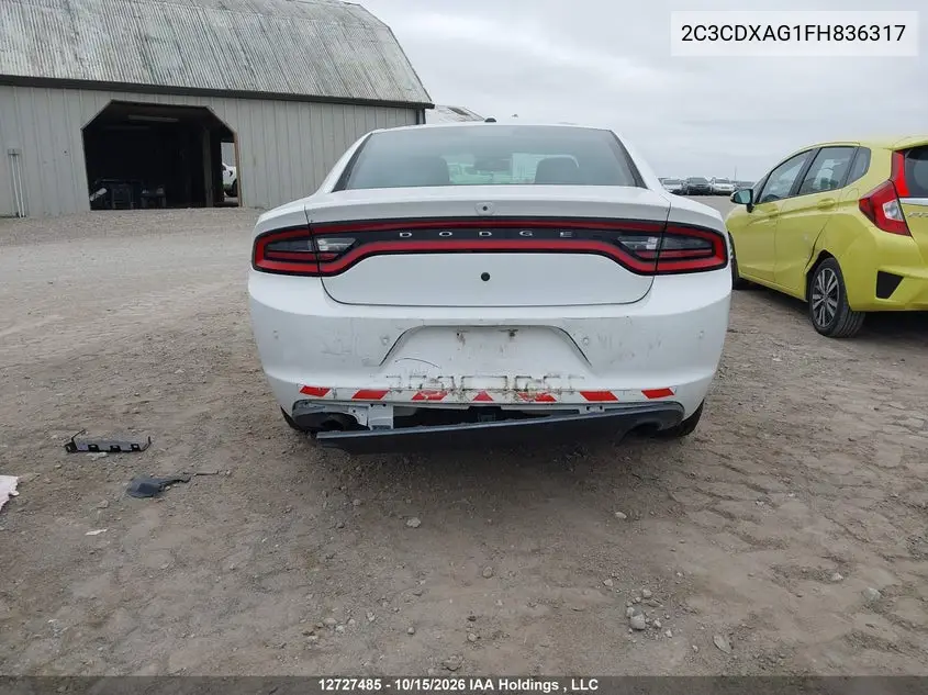 2015 DODGE CHARGER VIN 2C3CDXAG1FH836317 — фото 17
