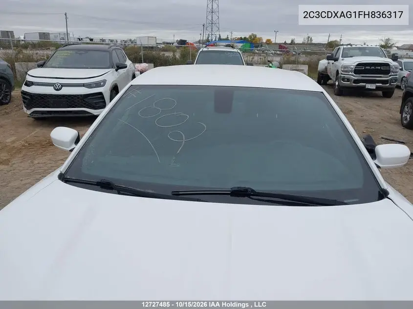 2015 DODGE CHARGER VIN 2C3CDXAG1FH836317 — фото 18