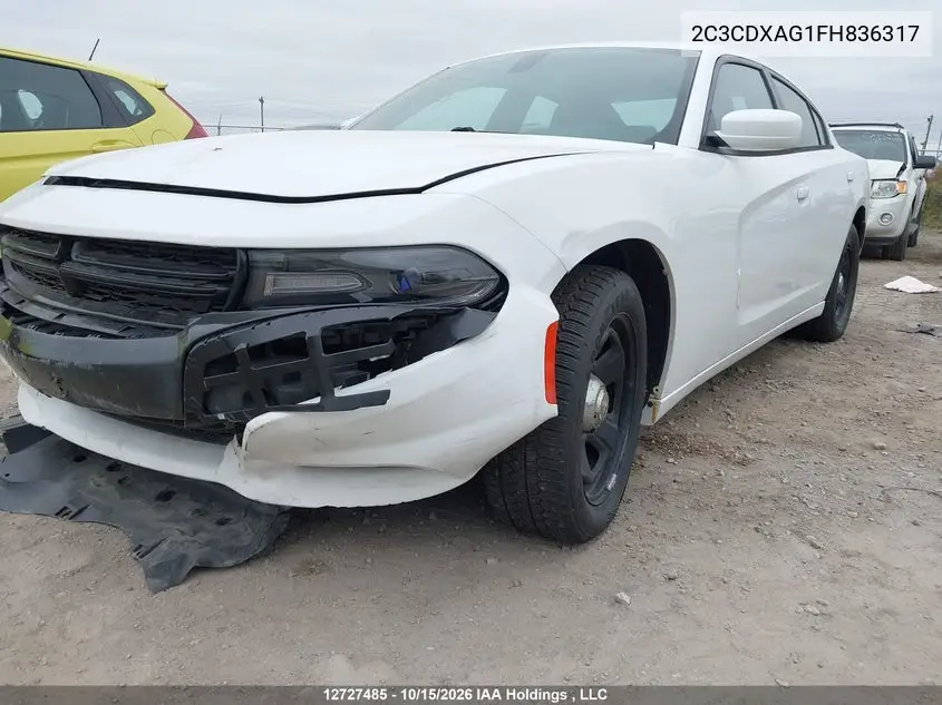 2015 DODGE CHARGER VIN 2C3CDXAG1FH836317 — фото 21
